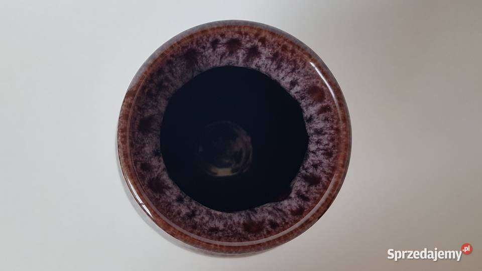 Ceramiczny wazon Ela Spółdzielnia Przyjaźń Dąbrowa Górnicza