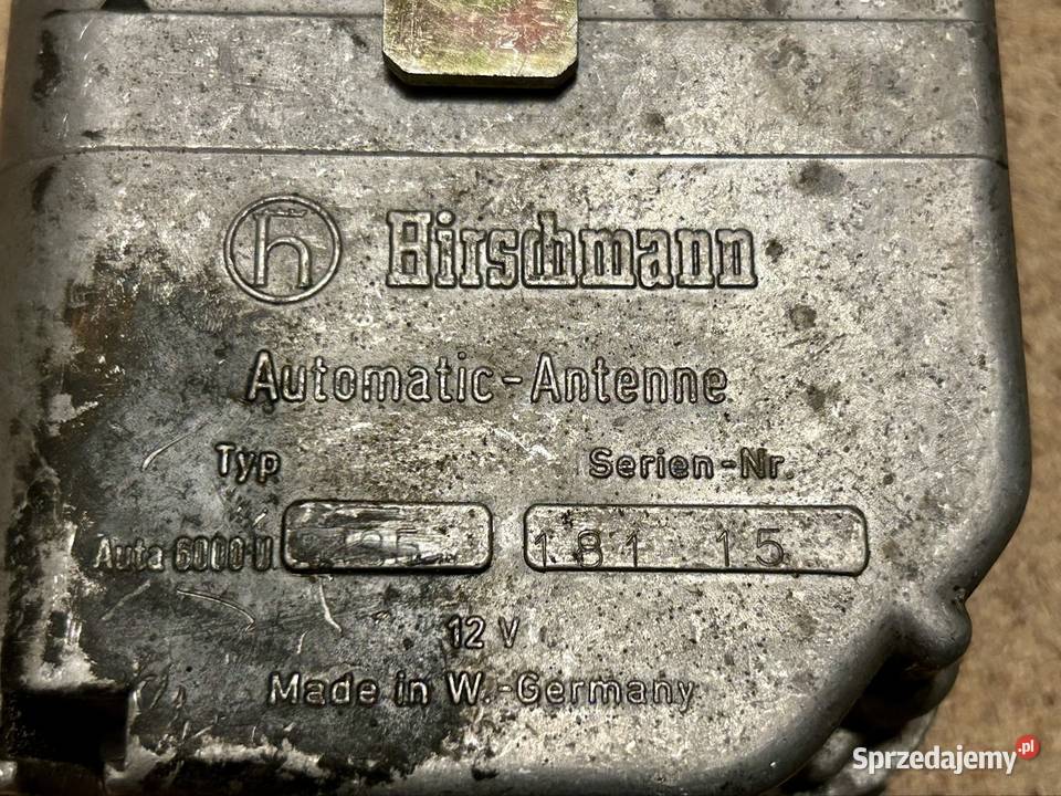 Antena automatyczna Hirschmann Mercedes W107 osobowe Warszawa