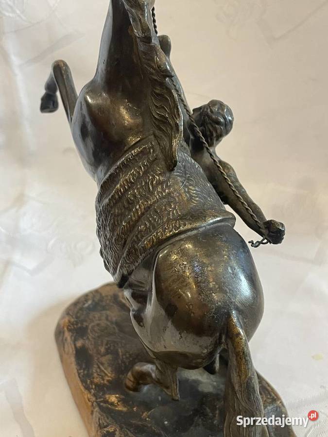 Cynkal bązowiony figura konia Kraków