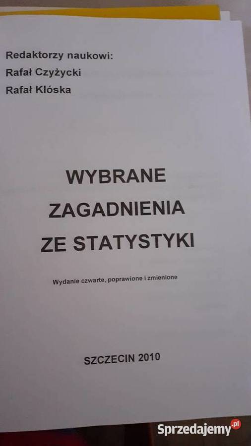 Wybrane zagadnienia ze statystki Przykłady i Szczecin