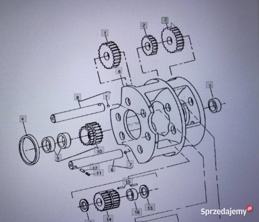John Deere AR94152wałek zębatyJohn Deere Jastrzębniki