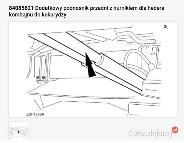 Zestaw przezbrojenie na kukurydzę Holland CX5 Płońsk sprzedam