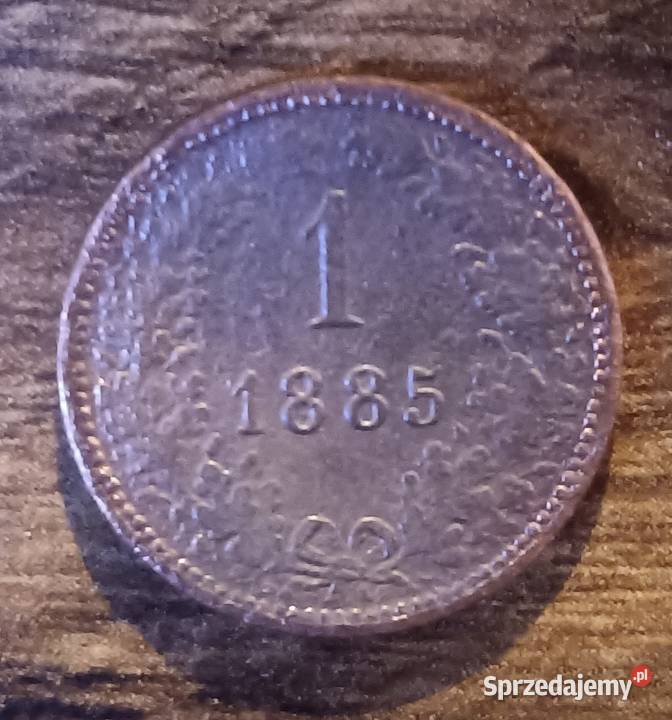 Moneta 1 kreuzer 1885 Zbylitowska Góra