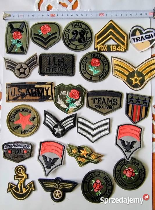 Naszywki na mundur armii USA Żory sprzedam