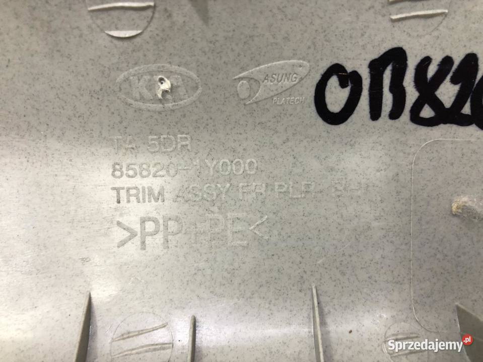 SŁUPEK PRAWY KIA PICANTO II 858201Y000 3D