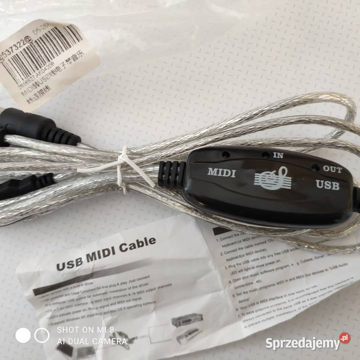 interfejs MIDI USB dwustronny inout Sulejówek