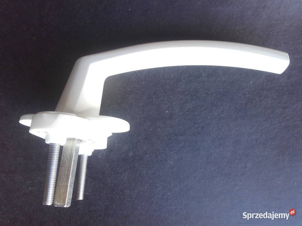 Klamka okienna aluminiowa biała