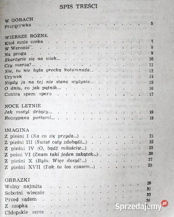 Poezje Maria Konopnicka sprzedam