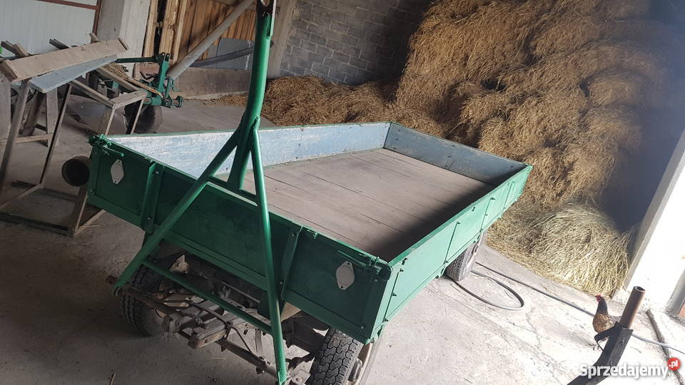 Przyczepa wóz platforma nieuszkodzony Przyczepy rolnicze Maszyny rolnicze lubelskie