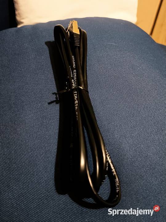 Kabel Sieciowy LAN SFTP Cat5e RJ45 Czarny 2m Suwałki