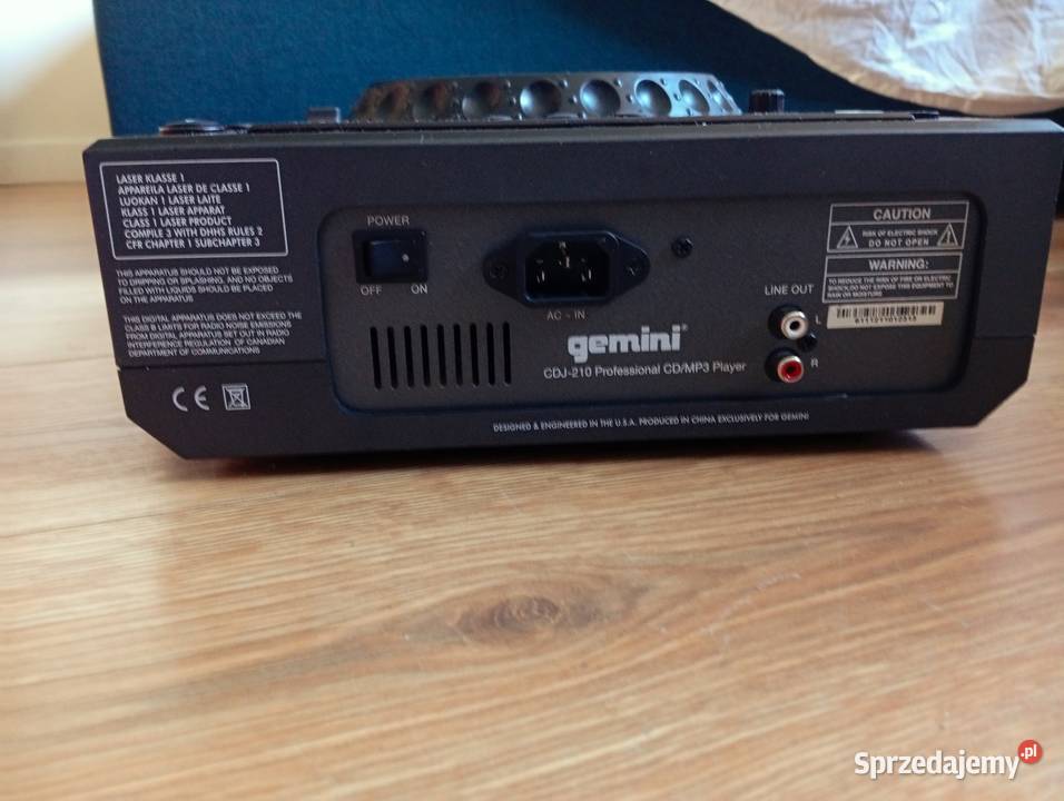 Gemini CDJ210 Profesjonalny MP3CD Player Odtwarzacze CD i MD pomorskie Gdańsk