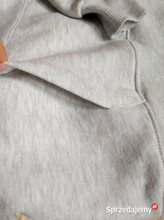 ocieplana bluza z kapturem varsity z efektem