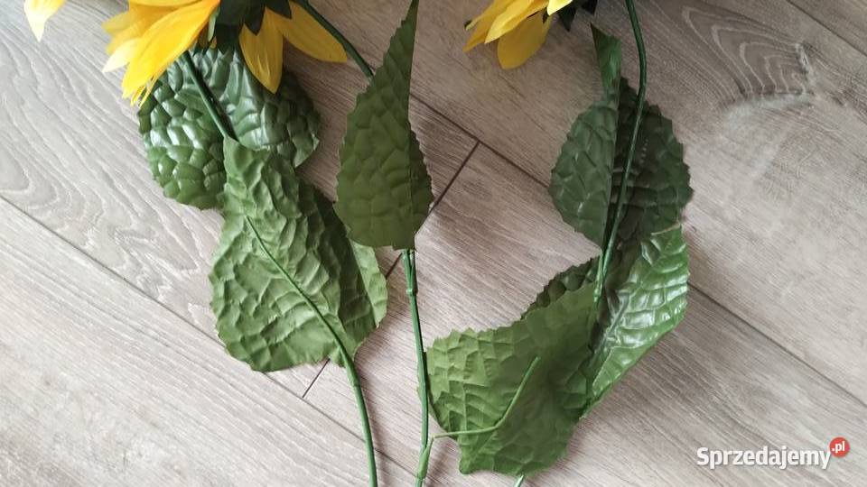 słoneczniki sztuczne kwiaty 3 sztuki wielkopolskie Poznań