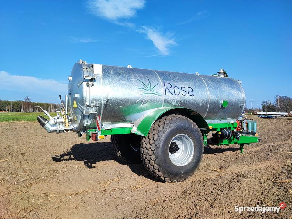 Wóz asenizacyjny ROSA 9R1 9000 litrów beczkowóz nieuszkodzony Goliaty