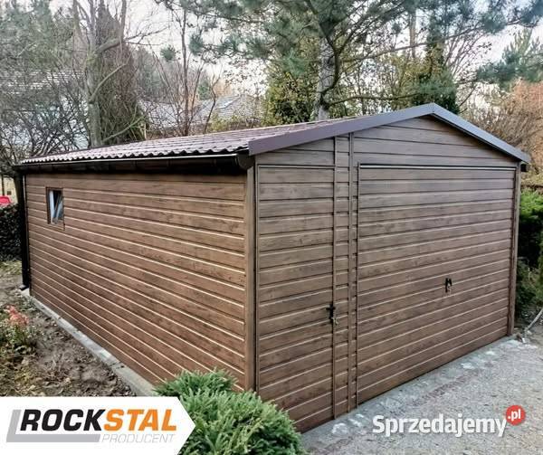 Garaż ocieplany z płyty warstwowej blaszak wiata Mysłowice