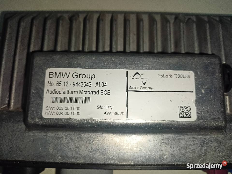 Moduł audio BMW K1600 GT 65129443643 Turek