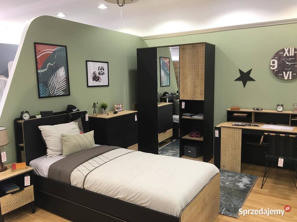 Biurko młodzieżowe Black 138cm Warszawa