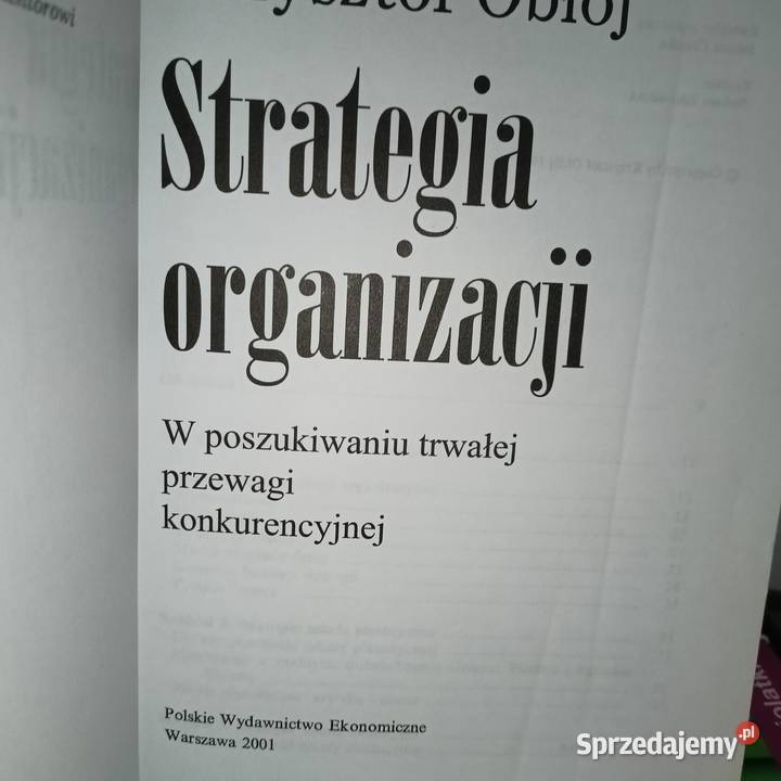 Strategia organizacji książki Gdańsk wyprzedaż Książki naukowe i popularnonaukowe