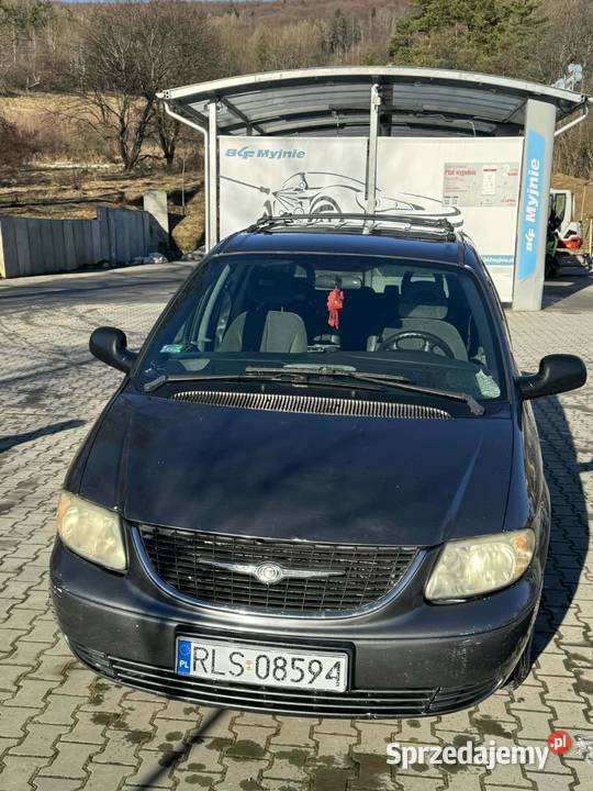 Chrysler voyager 25 crd 140 2003 szary Paszowa