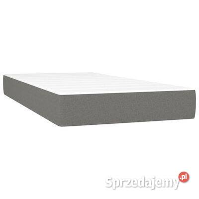 vidaXL Materac kieszeniowy ciemnoszary 90x200x20 Warszawa