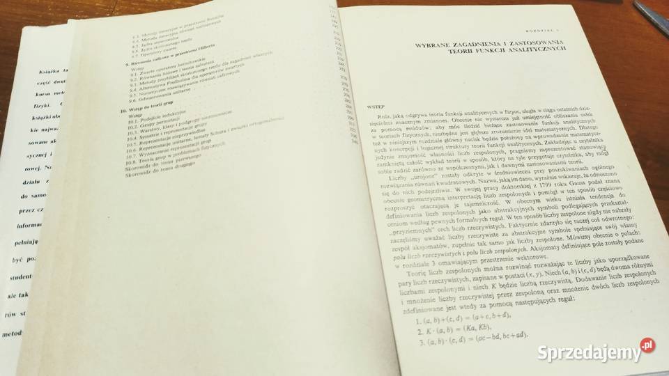 Matematyka w Fizyce Klasycznej i Kwantowej Tom 1 Gdańsk