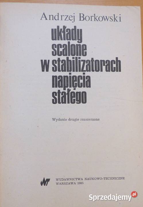 T Układy scalone w stabilizatorach napięcia mazowieckie Warszawa
