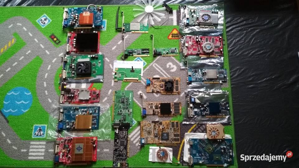Karty graficzne części PCIE AGP PCI Świdnik sprzedam