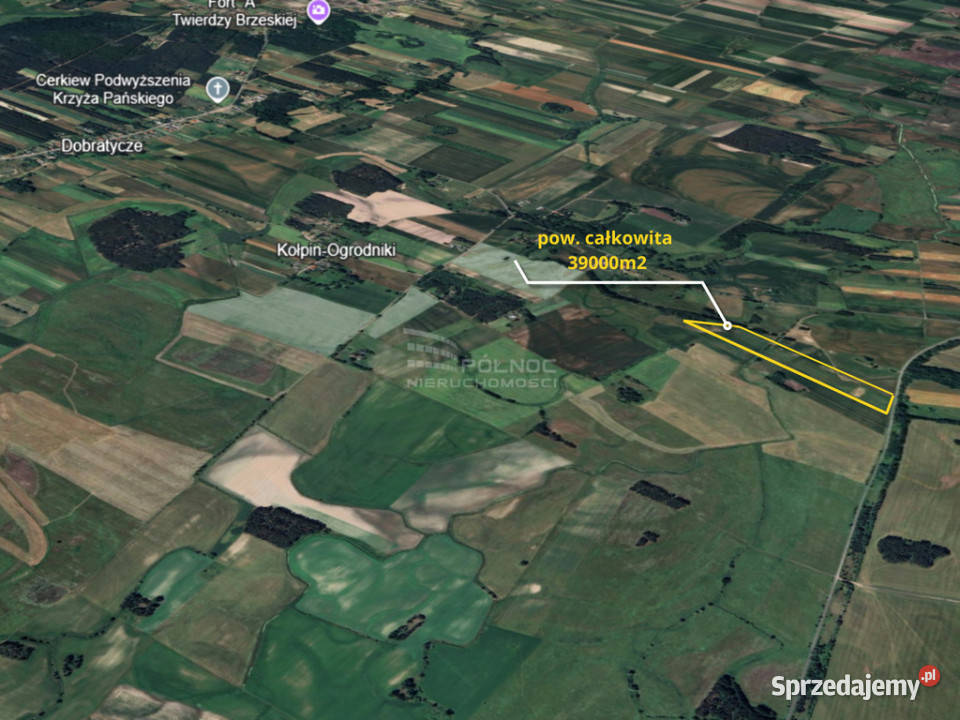 Ziemia rolna o pow 39 Ha w gminie Terespol Murawiec