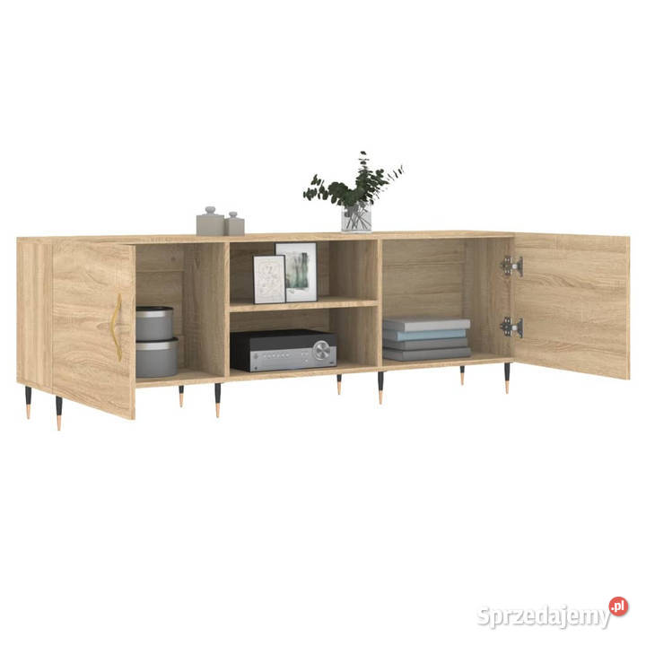 Szafka TV dąb sonoma 150x30x50 materiał Szafki Warszawa