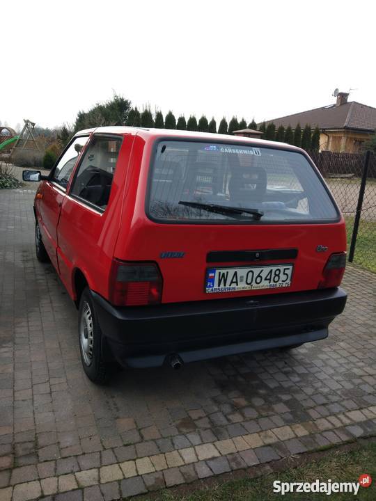 Fiat Uno 09 kat 3D serwisowany w ASO świeży Rok produkcji 2000 Sochaczew sprzedam