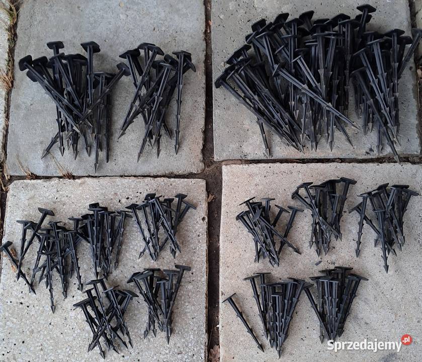 kotwy kołki do agrowłókniny 180 sztuk Warszawa