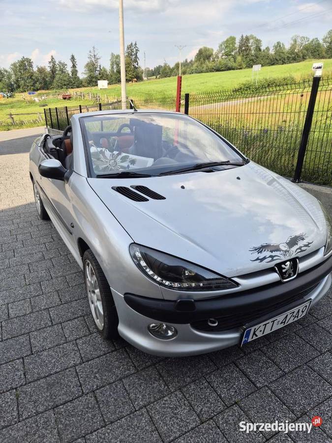 Peugeot 206 CC 130KM 206 CC Biały Dunajec