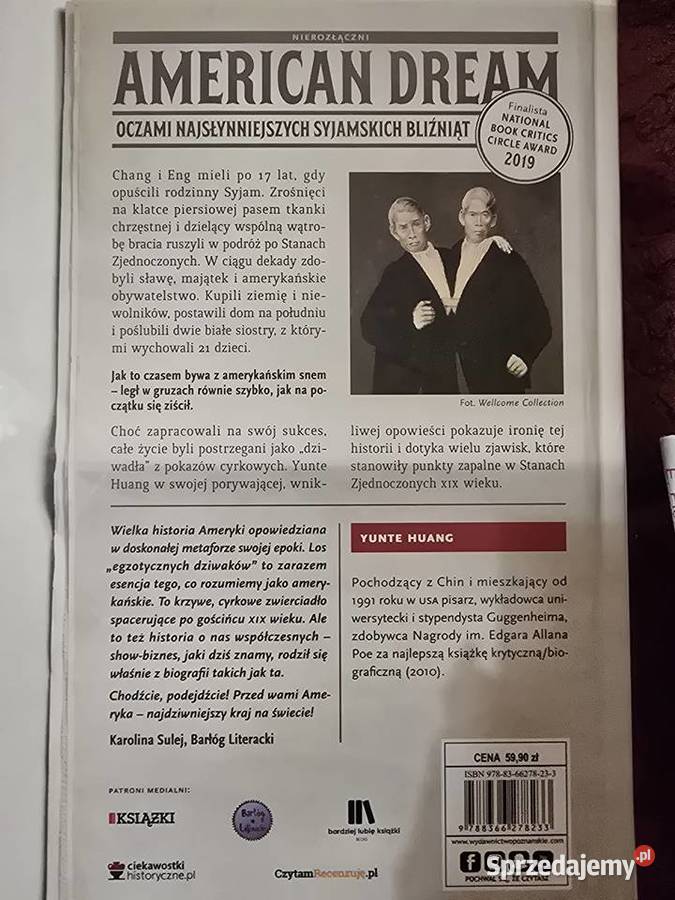 Nierozłączni Yunte Huang Kraków