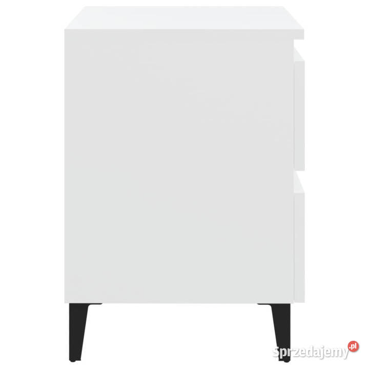 Szafka nocna biała 40x35x50 materiał Nocne Warszawa