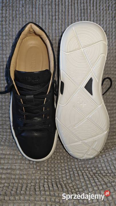 BADURA półbuty skórzane czarne rozmiar 40 267 skóra Żary