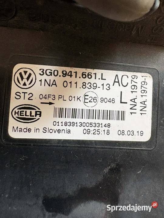 Halogeny passat b8 osobowe Wrocław