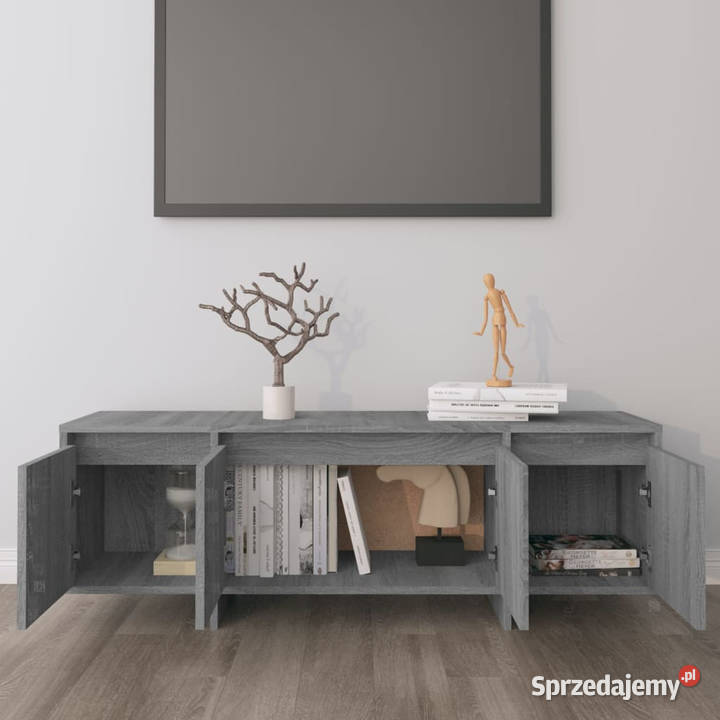 Szafka pod TV szary dąb sonoma 120x30x405 mazowieckie Warszawa