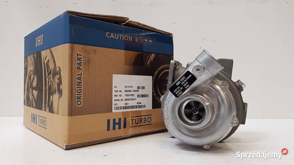 Turbosprężarka IHI MYBA VA180095 B52CNDS0095B Siedlce sprzedam