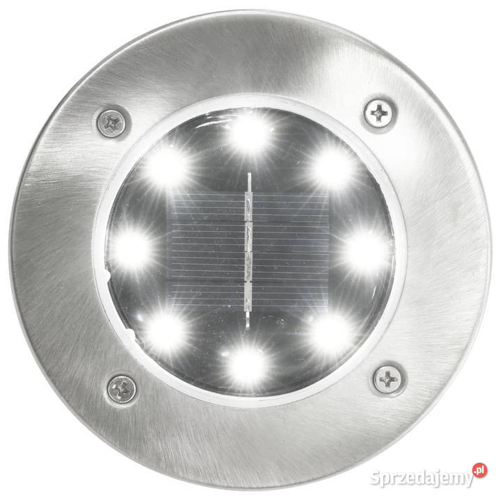 Solarne lampy gruntowe 8 białe LED WM44416 mazowieckie Warszawa