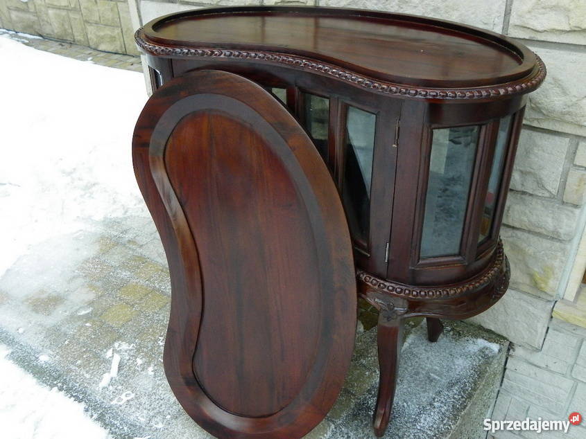 Drewniany barek nerka lite drewno ludwikowski