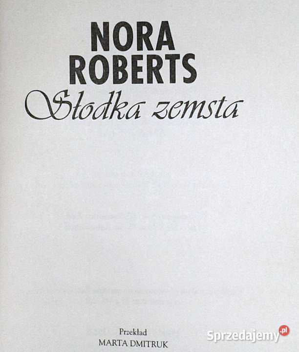 Słodka zemsta Nora Roberts Chełm