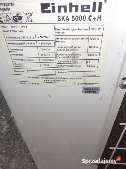 Klmiatyzator Scienny Domowy 2 jednostki Pilot podkarpackie Olchowa sprzedam