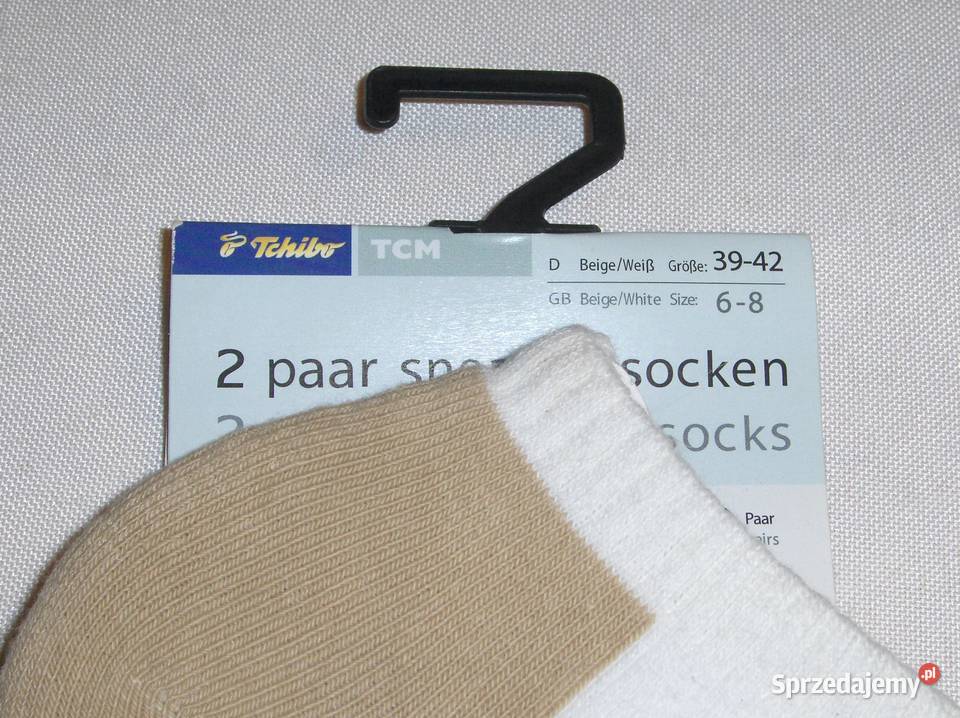 Damskie skarpetki sneakersy 2 pary 3942 NOWE Inna marka Łódź