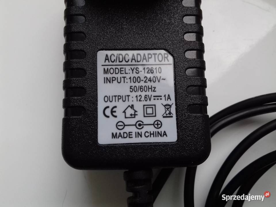 Zasilacz DC 126V 1A 55mm x 253mm używany sprawny kujawsko-pomorskie Bydgoszcz