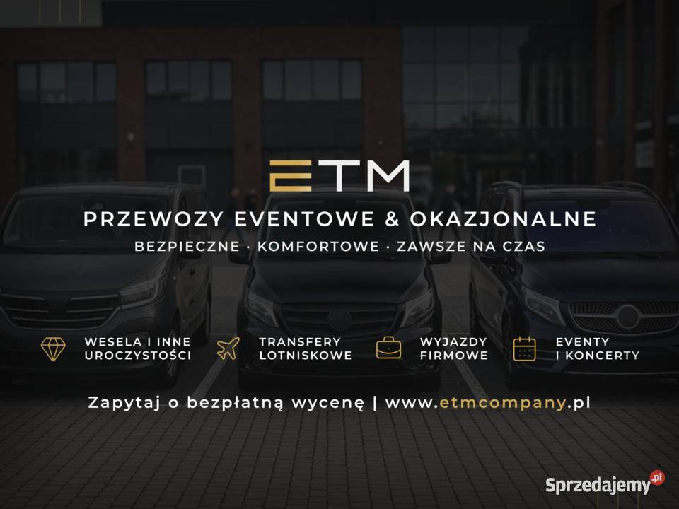 Przewozy eventowe okazjonalne Transport Wesela przewóz osób