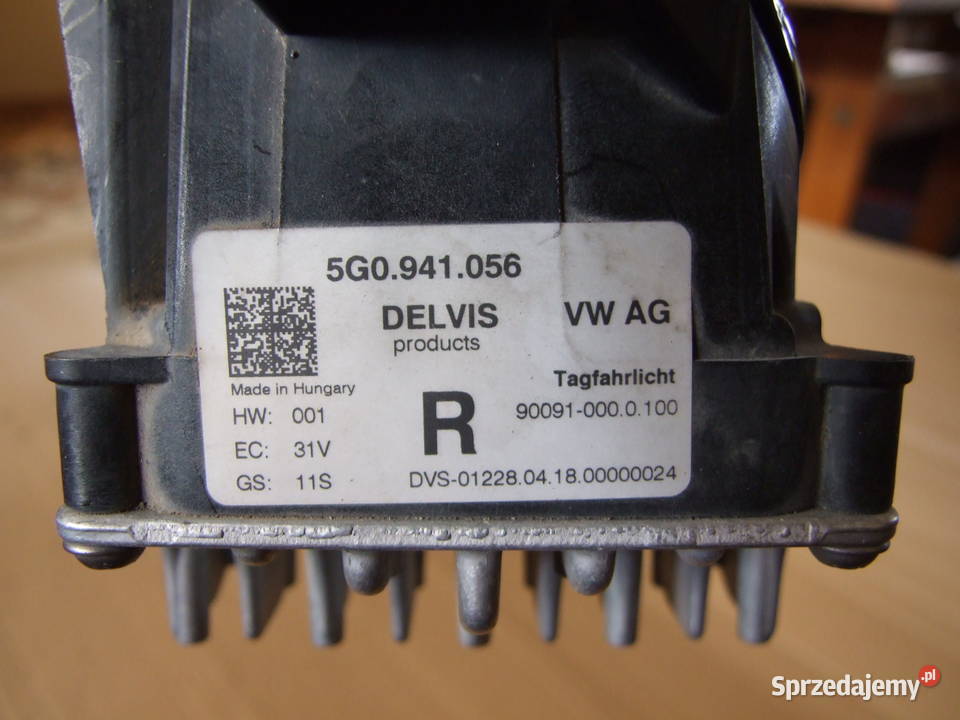 Lampa do jazdy dziennej DRL prawa Volkswagen Białystok