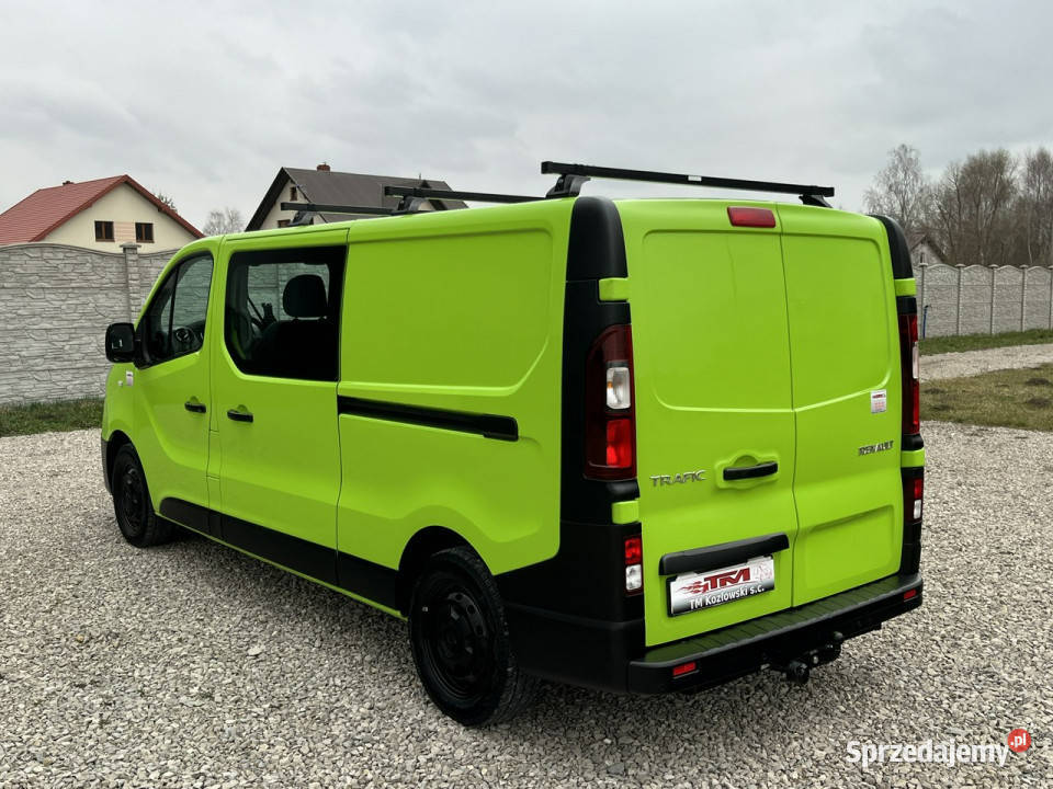 Renault Trafic L2H1 6Osobowy LONG Drzwi Boczne zielony Daleszyce