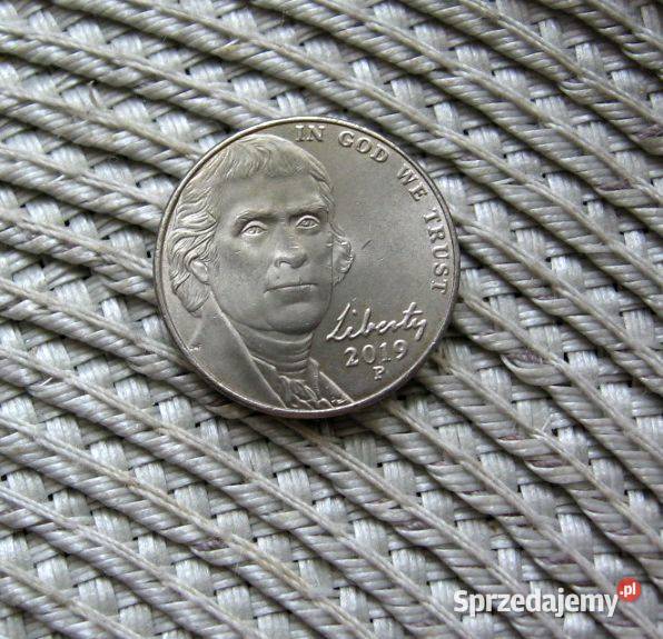 USA 5 Cent 2019r P Ładna wielkopolskie Kalisz