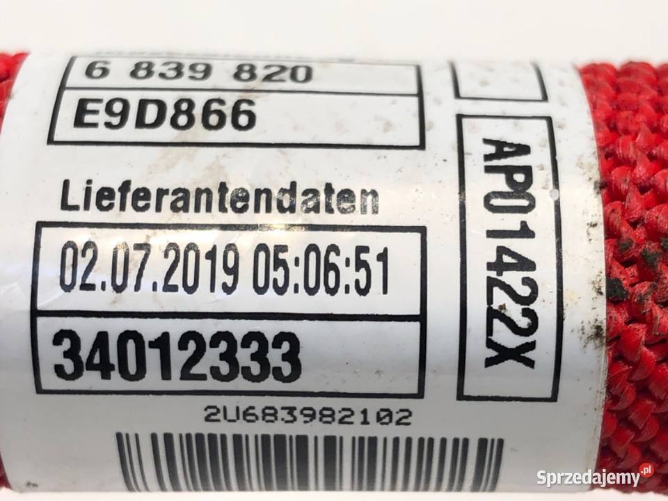 KLEMA PLUSOWA BMW G01 6839821 20 190 PRZEWÓD sprzedam