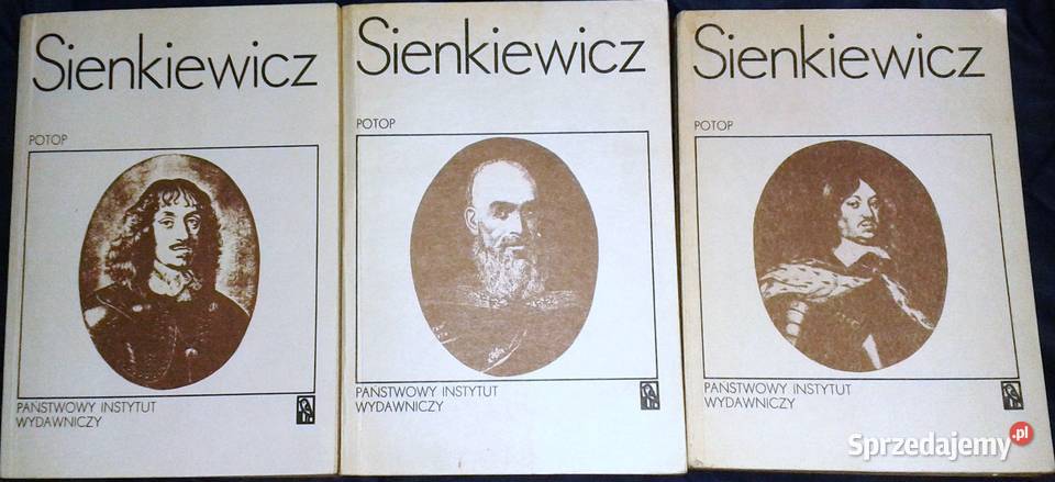 Potop - Tom 1-2-3 - Henryk Sienkiewicz Chełm - Sprzedajemy.pl